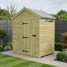 4 x 6 Apex Security Shed 4 x 6 Apex Security Shed