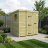 5 x 6 Pent Shed Single Door, With Windows 5 x 6 Pent Shed Single Door, With Windows