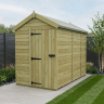 5 x 9 Apex Shed Single Door, No Windows 5 x 9 Apex Shed Single Door, No Windows