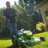 Greenworks Cordless Self Propelled Cordless Lawnmower 60v / 46cm (Tool Only) Greenworks Cordless Self Propelled Cordless Lawnmower 60v / 46cm (Tool Only)