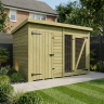 6 x 4 Dog Kennel And Run 6 x 4 Dog Kennel And Run