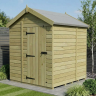 6 x 5 Apex Shed Single Door, No Windows 6 x 5 Apex Shed Single Door, No Windows