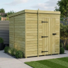 6 x 6 Pent Shed Single Door, No Windows 6 x 6 Pent Shed Single Door, No Windows