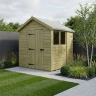 6 x 7 Apex Shed Single Door, With Windows 6 x 7 Apex Shed Single Door, With Windows