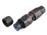 IP68 Plug and Socket Waterproof Connector, 3 poles, no screws IP68 Plug and Socket Waterproof Connector, 3 poles, no screws