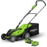 Greenworks G40LM35K2X Cordless Lawn Mower Kit 40V / 35cm / 2Ah Battery and Charger Greenworks G40LM35K2X Cordless Lawn Mower Kit 40V / 35cm / 2Ah Battery and Charger