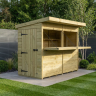 8 x 4 Garden Bar with Serving Hatch