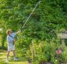 Webb Cordless Long Reach Hedge Trimmer & Pruner 20v / 50cm (Tool Only) Webb Cordless Long Reach Hedge Trimmer & Pruner 20v / 50cm (Tool Only)
