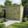 9 x 4 Pent Shed Single Door, No Windows 9 x 4 Pent Shed Single Door, No Windows