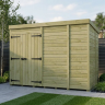 9 x 5 Pent Shed Double Door, No Windows 9 x 5 Pent Shed Double Door, No Windows