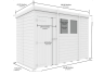 9 x 5 Security Pent Shed 9 x 5 Security Pent Shed