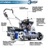 Hyundai Petrol Lawn Scarifier and Aerator 40cm / 210cc HYSC210 Hyundai Petrol Lawn Scarifier and Aerator 40cm / 210cc HYSC210