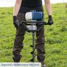 Scheppach EB2000 Earth Auger, 1.9hp Petrol Engine, 67.3Nm Torque, 800mm Drilling Depth, Variable Speed Control, 3 Drill Bits Scheppach EB2000 Earth Auger, 1.9hp Petrol Engine, 67.3Nm Torque, 800mm Drilling Depth, Variable Speed Control, 3 Drill Bits