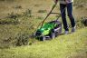Greenworks G40LM35K2 Cordless Lawnmower Kit 2Ah / 40v / 35cm inc Battery / Charger