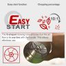Scheppach LBH2600P 4-in-1 Leaf Blower Vacuum Shredder, 1.2hp Petrol Engine, 790m³/h Airflow, 260km/h Air Speed, 50L Collection Bag