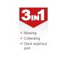 Scheppach MP132-42 Lawnmower, 3.3hp Petrol Engine, 42cm Cutting Width, 75mm Cutting Height, 45L Collection Bag Scheppach MP132-42 Lawnmower, 3.3hp Petrol Engine, 42cm Cutting Width, 75mm Cutting Height, 45L Collection Bag
