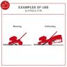 Scheppach MP132-42 Lawnmower, 3.3hp Petrol Engine, 42cm Cutting Width, 75mm Cutting Height, 45L Collection Bag Scheppach MP132-42 Lawnmower, 3.3hp Petrol Engine, 42cm Cutting Width, 75mm Cutting Height, 45L Collection Bag