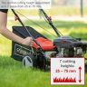Scheppach MP132-42 Lawnmower, 3.3hp Petrol Engine, 42cm Cutting Width, 75mm Cutting Height, 45L Collection Bag Scheppach MP132-42 Lawnmower, 3.3hp Petrol Engine, 42cm Cutting Width, 75mm Cutting Height, 45L Collection Bag