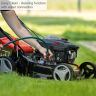 Scheppach MP132-42 Lawnmower, 3.3hp Petrol Engine, 42cm Cutting Width, 75mm Cutting Height, 45L Collection Bag Scheppach MP132-42 Lawnmower, 3.3hp Petrol Engine, 42cm Cutting Width, 75mm Cutting Height, 45L Collection Bag