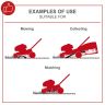 Scheppach MS132-42 Self-Propelled Lawnmower, 3.3hp Petrol Engine, 42cm Cutting Width, 75mm Cutting Height, 45L Collection Bag