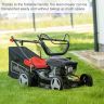 Scheppach MS132-42 Self-Propelled Lawnmower, 3.3hp Petrol Engine, 42cm Cutting Width, 75mm Cutting Height, 45L Collection Bag