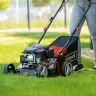 Scheppach MS132-42 Self-Propelled Lawnmower, 3.3hp Petrol Engine, 42cm Cutting Width, 75mm Cutting Height, 45L Collection Bag
