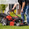 Scheppach MS225-53 Self-Propelled Lawnmower, 6.0hp Petrol Engine, 53cm Cutting Width, 75mm Cutting Height, 65L Collection Bag