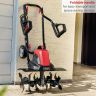 Scheppach MTE460 Tiller Cultivator, 1500W, 450mm Working Width, 220mm Working Depth, 24 Blades Scheppach MTE460 Tiller Cultivator, 1500W, 450mm Working Width, 220mm Working Depth, 24 Blades