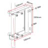 Mammotion Luba RTK Reference Station - New Wall Bracket WB22 Mammotion Luba RTK Reference Station - New Wall Bracket WB22