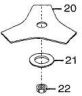 RAC108 TRI-ARC Brushcutter Blade  5132002650