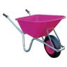 Quality Pink Poly Wheelbarrow 90 litre