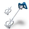 Scheppach PM1600 Paint & Mortar Stirrer Mixer, 1600W, Variable Speed Control, 2 Mixing Paddles