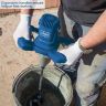 Scheppach PM1600 Paint & Mortar Stirrer Mixer, 1600W, Variable Speed Control, 2 Mixing Paddles