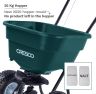 Cresco Castle Tools Estate Broadcast Spreader - All Season Green 26Kg CR20SWG Cresco Castle Tools Estate Broadcast Spreader - All Season Green 26Kg CR20SWG