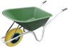 Polycarbonate Barrow with Flatproof Tyre 100L - Green Polycarbonate Barrow with Flatproof Tyre 100L - Green