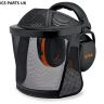 Stihl Face/Ear Protection with Nylon Mesh Visor Stihl Face/Ear Protection with Nylon Mesh Visor