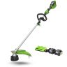 Greenworks GD24X2TXK4 Split Shaft Grass Trimmer MultiTool Kit 48v / 2 x 24v 4Ah Batteries and Charger Greenworks GD24X2TXK4 Split Shaft Grass Trimmer MultiTool Kit 48v / 2 x 24v 4Ah Batteries and Charger