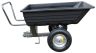 Handy 295kg Towed Poly Garden Utility Dump Cart Trailer for Ride-On Handy 295kg Towed Poly Garden Utility Dump Cart Trailer for Ride-On