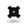 UNIVERSAL Brushcutter Metal Blade - 8in / 4 Tooth UNIVERSAL Brushcutter Metal Blade - 8in / 4 Tooth
