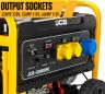 JCB G8000PE Petrol Generator .9kW / 9.8kVA / 115V / 230V / 457cc Electric Start JCB G8000PE Petrol Generator .9kW / 9.8kVA / 115V / 230V / 457cc Electric Start