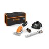 STIHL 10.8v Li-ion Cordless Shrub Shear 17cm With Batte STIHL 10.8v Li-ion Cordless Shrub Shear 17cm With Batte