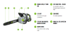 EGO CS1800E Cordless Chainsaw 45cm / 56v with Auto Chain Tensioning (Bare Tool) EGO CS1800E Cordless Chainsaw 45cm / 56v with Auto Chain Tensioning (Bare Tool)