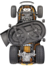 Stiga Tornado 7108 W RideOn Tractor Mower 108cm / Manual / 586cc SD108 Stiga Tornado 7108 W RideOn Tractor Mower 108cm / Manual / 586cc SD108